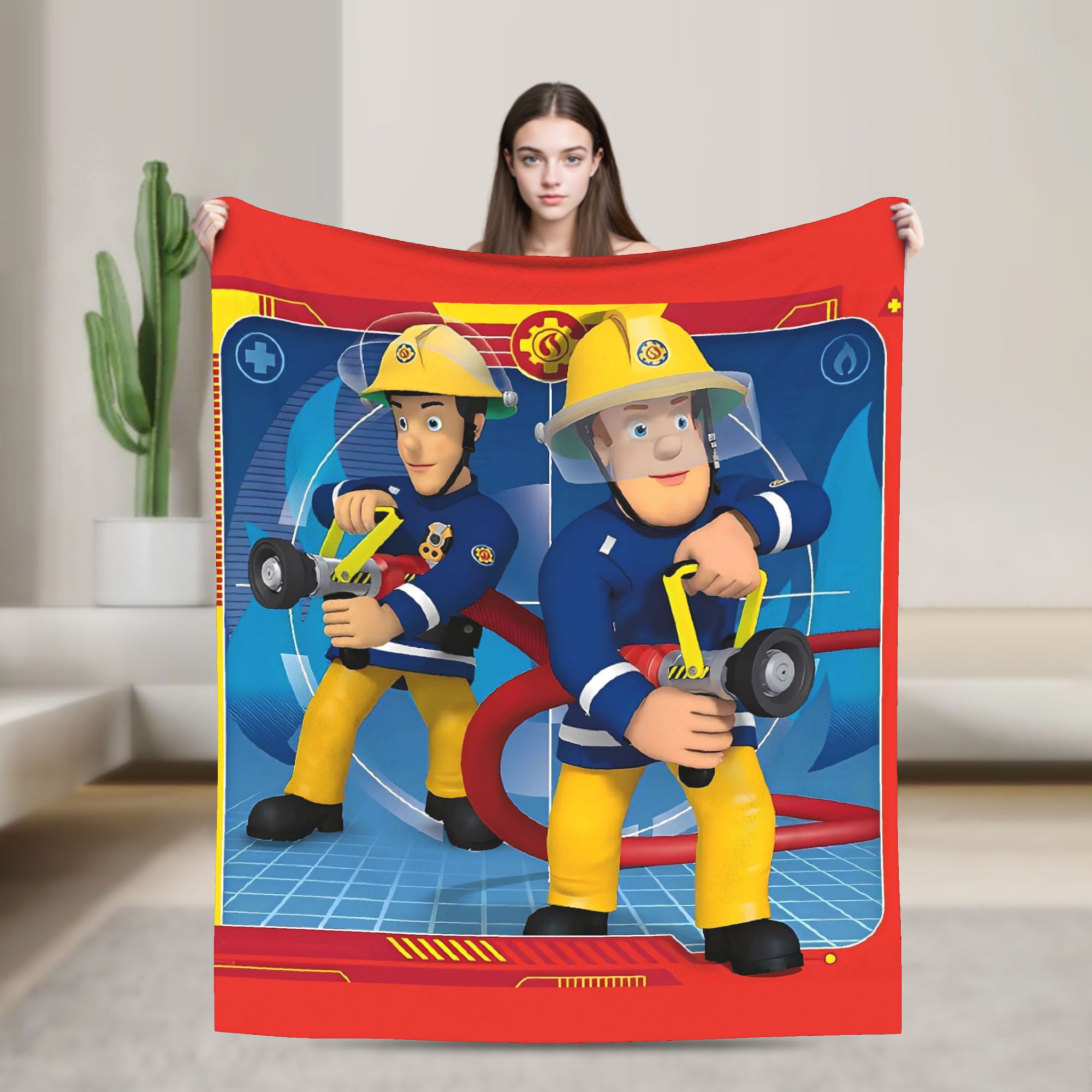 Outdoor Furniture Plans - Firemans Sams Flannel Blanket Winter Super