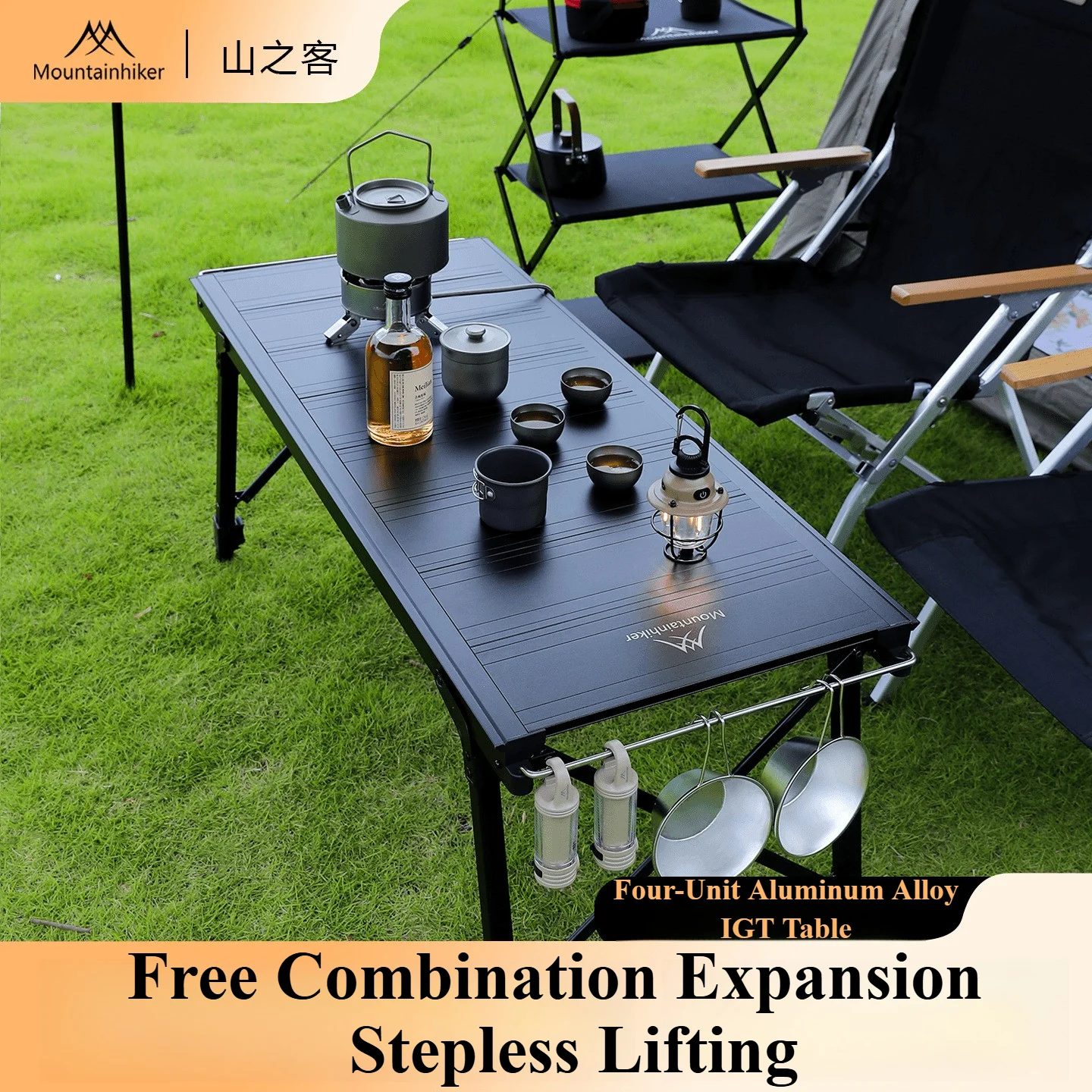 Outdoor Furniture Usa - Mountainhiker Camping Folding Lift Removable Multi
