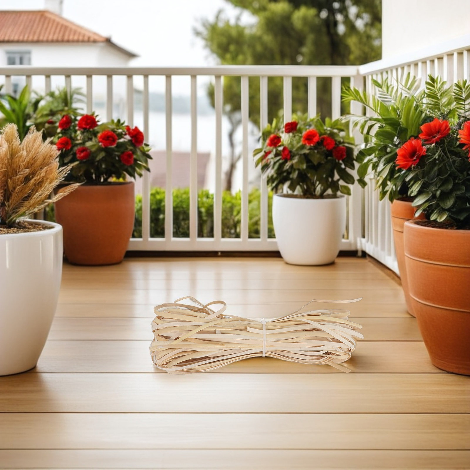 Outdoor Furniture Restoration - 1 Roll Natural Rattan Strip Outdoor