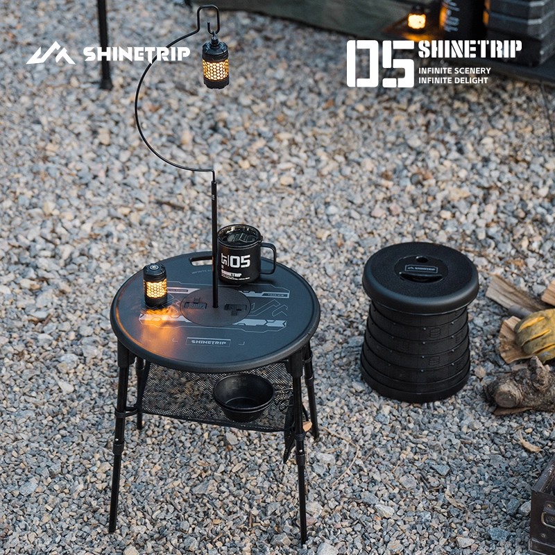 Outdoor Furniture Usa - ShineTrip Outdoor Folding Table Portable Camping
