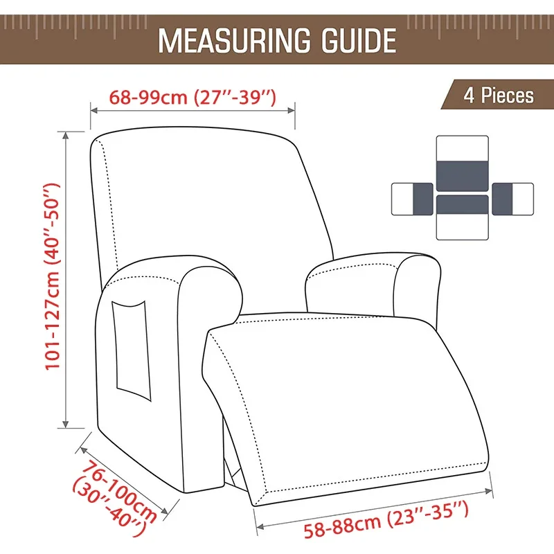 Jacquard Stretch Recliner Sofa - Outdoor Furniture Plans 评论和价格