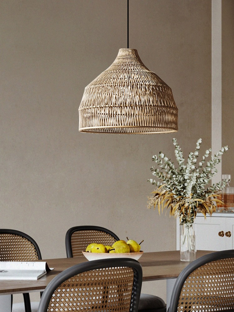 Simple Creative Rattan pendant - Outdoor Furniture Cafe 评论和价格