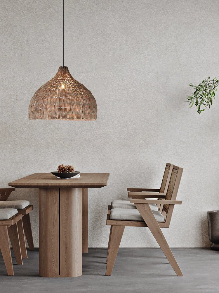 Simple Creative Rattan pendant - Outdoor Furniture Cafe 评论和价格