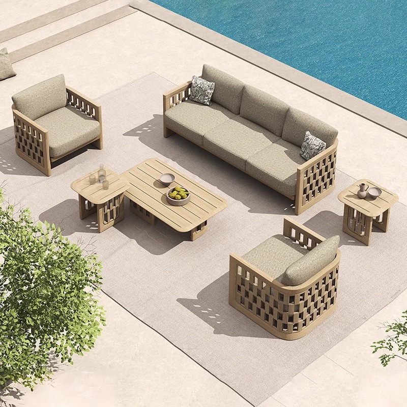 #Nordic Outdoor Solid Teak Woo - Outdoor Furniture Teak Wood 评论和价格