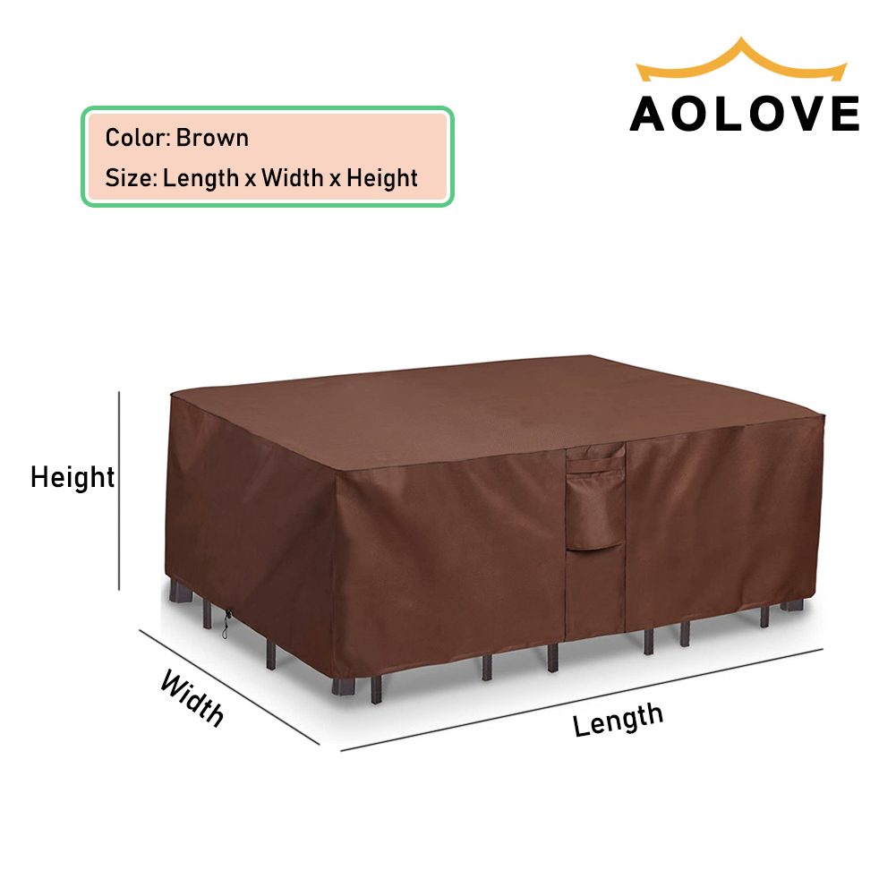 Brown 420D HEAVY DUTY Outdoor  - Outdoor Furniture Plans 评论和价格