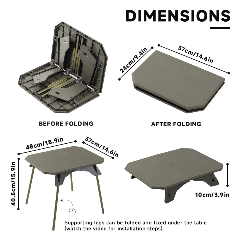 WESTTUNE Outdoor Camping Table - Outdoor Furniture Usa 评论和价格