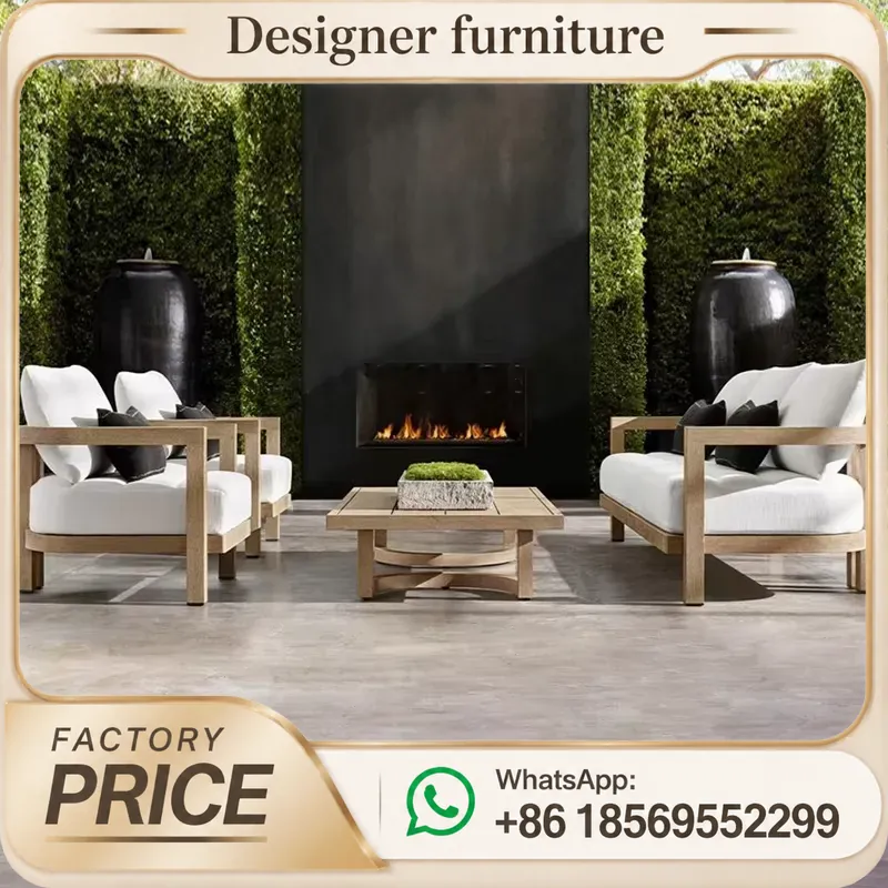 Teak Wood Sofa Set Waterproof  - Outdoor Furniture Teak Wood 评论和价格