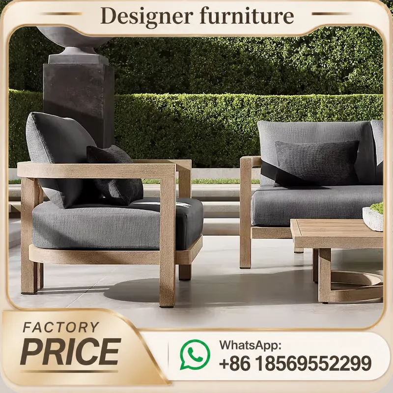 Teak Wood Sofa Set Waterproof  - Outdoor Furniture Teak Wood 评论和价格