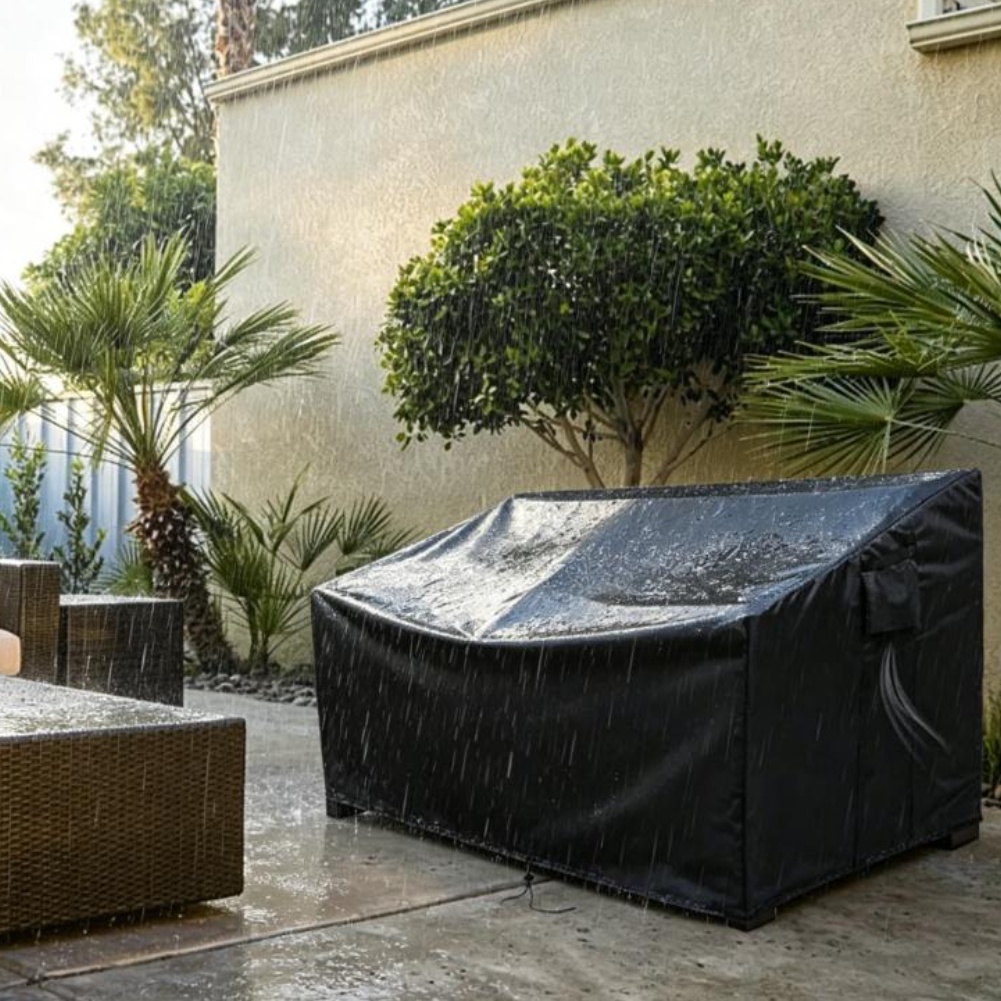 Heavy-Duty Patio Sofa Cover Wa - Outdoor Furniture Fabric Waterproof 评论和价格