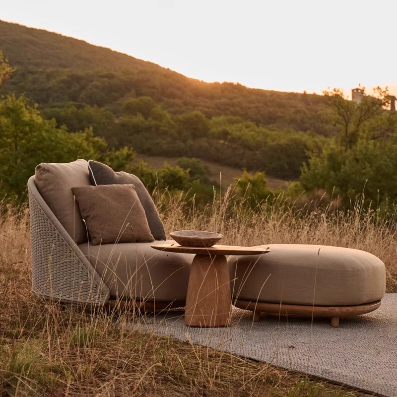 Nordic outdoor teak sofa villa - Outdoor Furniture Teak Wood 评论和价格