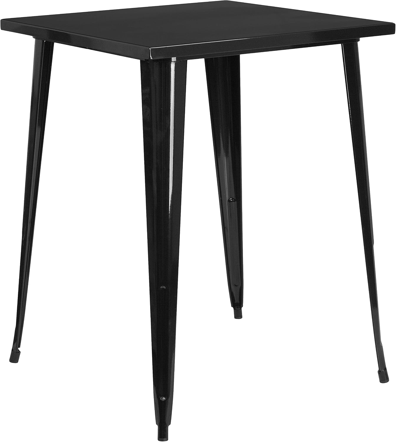 Commercial Grade Square Black  - Outdoor Furniture Cafe 评论和价格