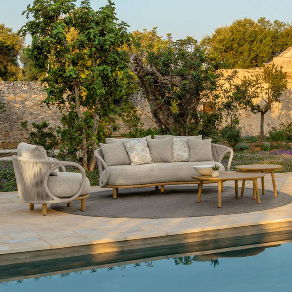 Outdoor rattan sofa teak garde - Outdoor Furniture Teak Wood 评论和价格