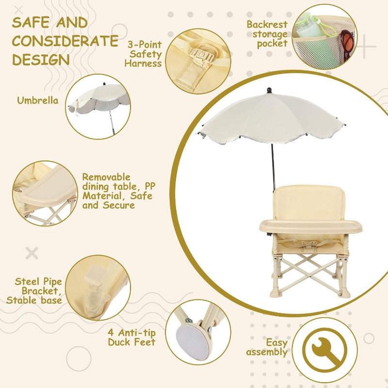 Baby Outdoor Beach Chair with  - Outdoor Furniture Usa 评论和价格