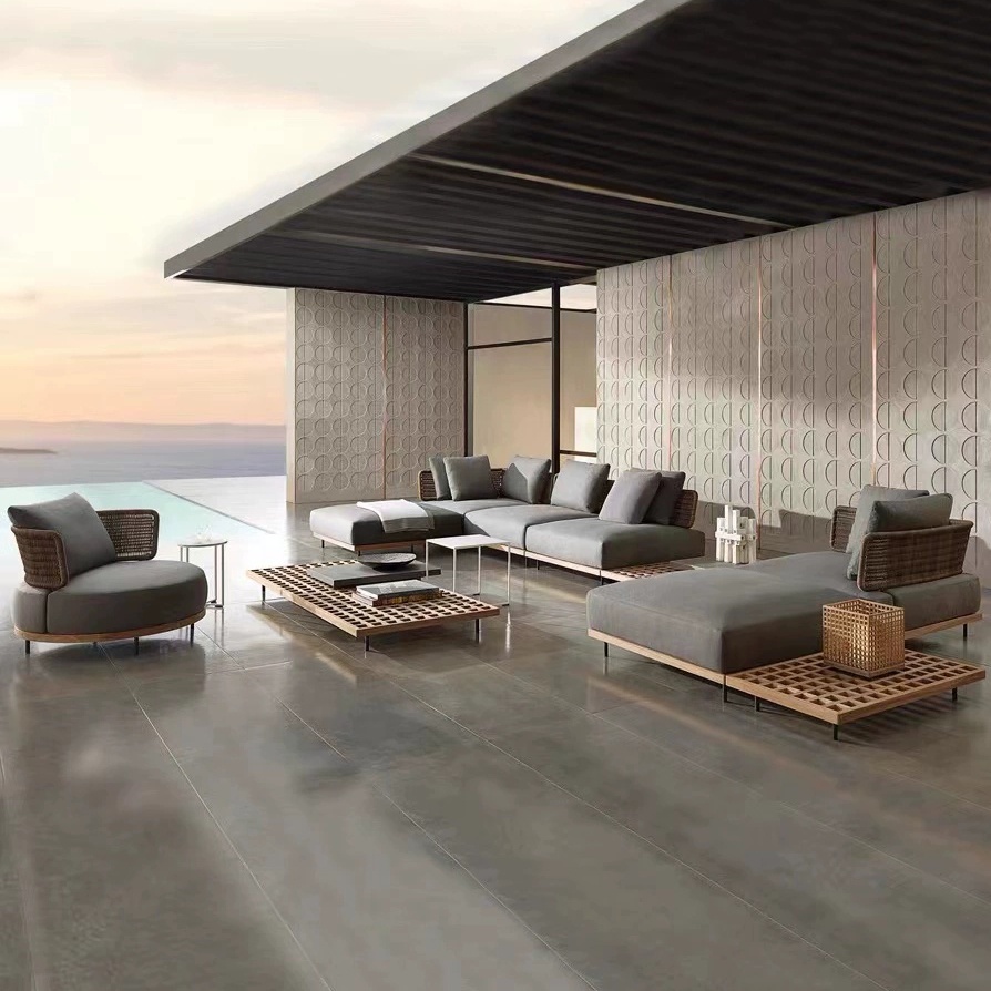 Modern Garden Sofa Set Outdoor - Outdoor Furniture Teak Wood 评论和价格
