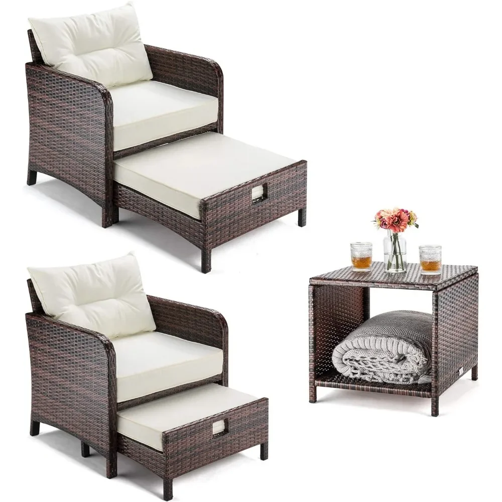 #For 5 Pieces Wicker Patio Fur - Outdoor Furniture Material 评论和价格