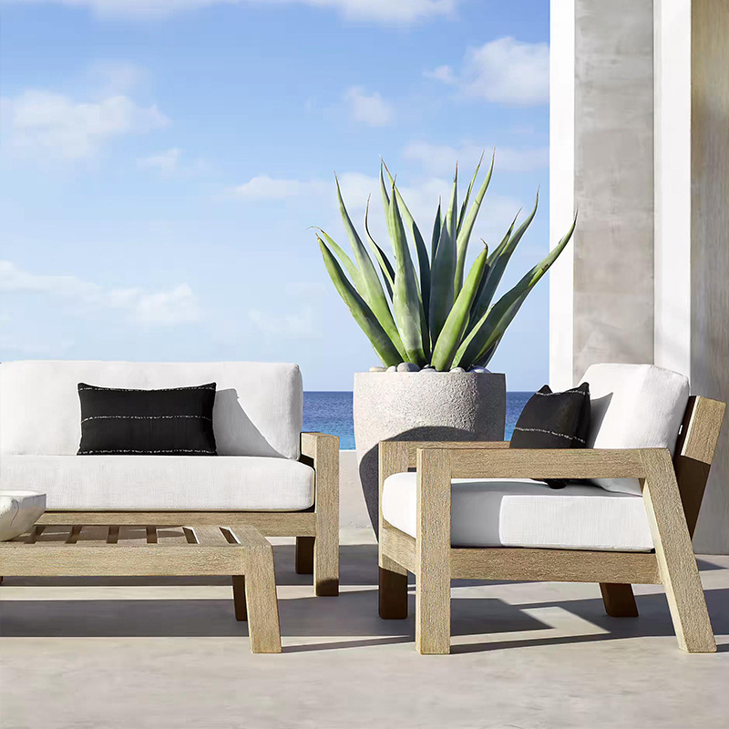Luxury Waterproof Modern Garde - Outdoor Furniture Teak Wood 评论和价格