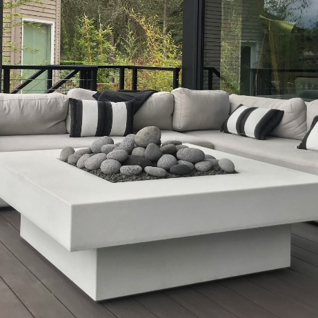 Outdoor Sofa Set Fire Pit Tabl - Outdoor Furniture Fire Pit 评论和价格