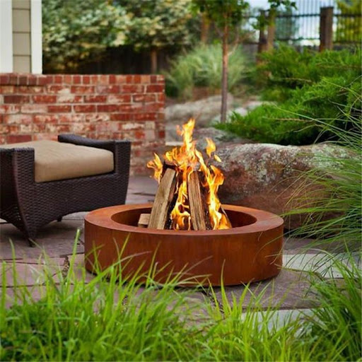 Outdoor Sofa Set Fire Pit Tabl - Outdoor Furniture Fire Pit 评论和价格