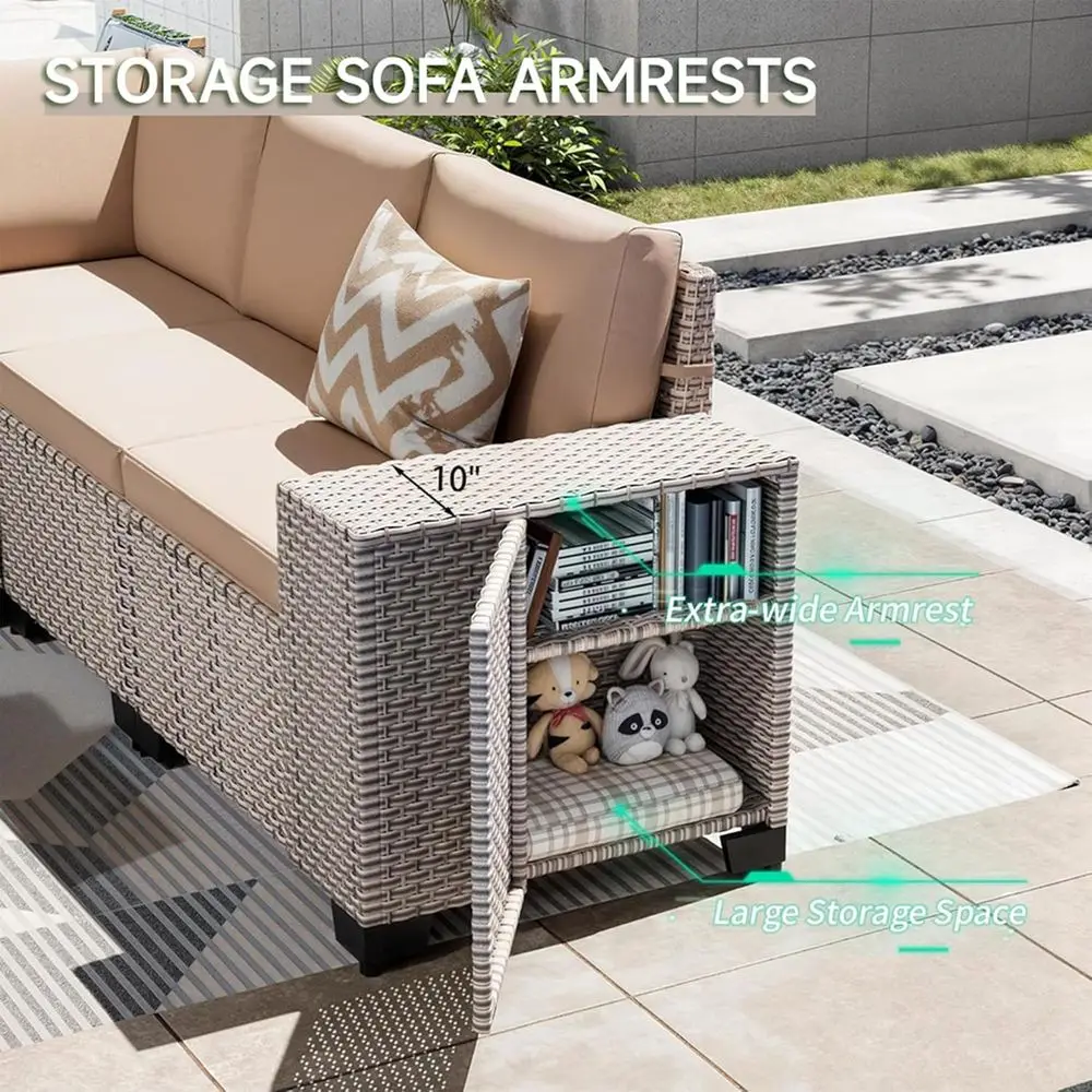 7-Piece Outdoor Patio Furnitur - Outdoor Furniture Fire Pit 评论和价格