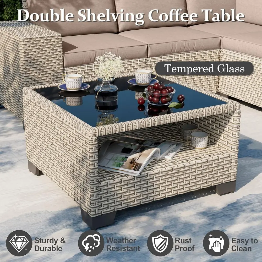7-Piece Outdoor Patio Furnitur - Outdoor Furniture Fire Pit 评论和价格
