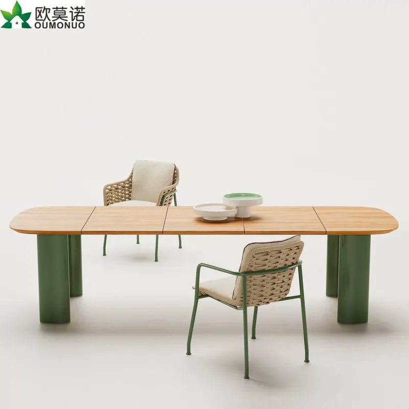 Nordic Rattan Outdoor Dining T - Outdoor Furniture Cafe 评论和价格