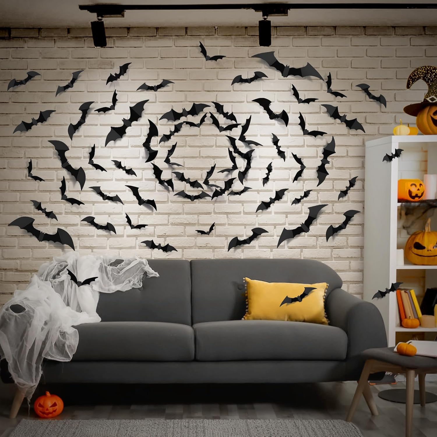 100pcs Bats Halloween Decorati - Outdoor Furniture Diy 评论和价格