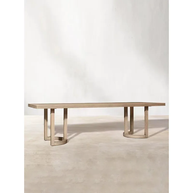 Nordic Outdoor Teak Wood Dinin - Outdoor Furniture Teak Wood 评论和价格