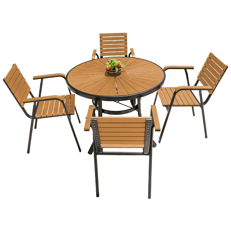 Modern Outdoor Round Dining Ta - Outdoor Furniture Cafe 评论和价格