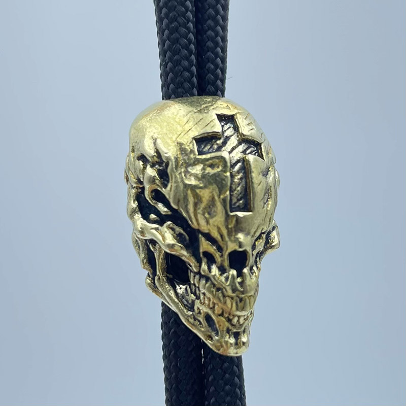 Brass Cross Skull Head Knife B - Outdoor Furniture Diy 评论和价格