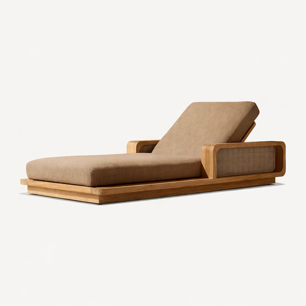 Outdoor Lounger Chair Hotel Ou - Outdoor Furniture Teak Wood 评论和价格