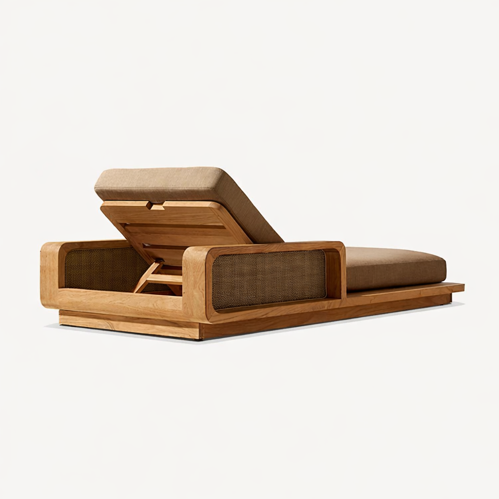 Outdoor Lounger Chair Hotel Ou - Outdoor Furniture Teak Wood 评论和价格