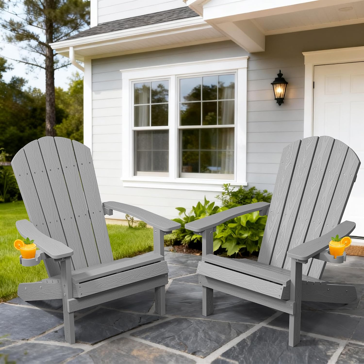Weather Resistant Adirondack C - Outdoor Furniture Fire Pit 评论和价格