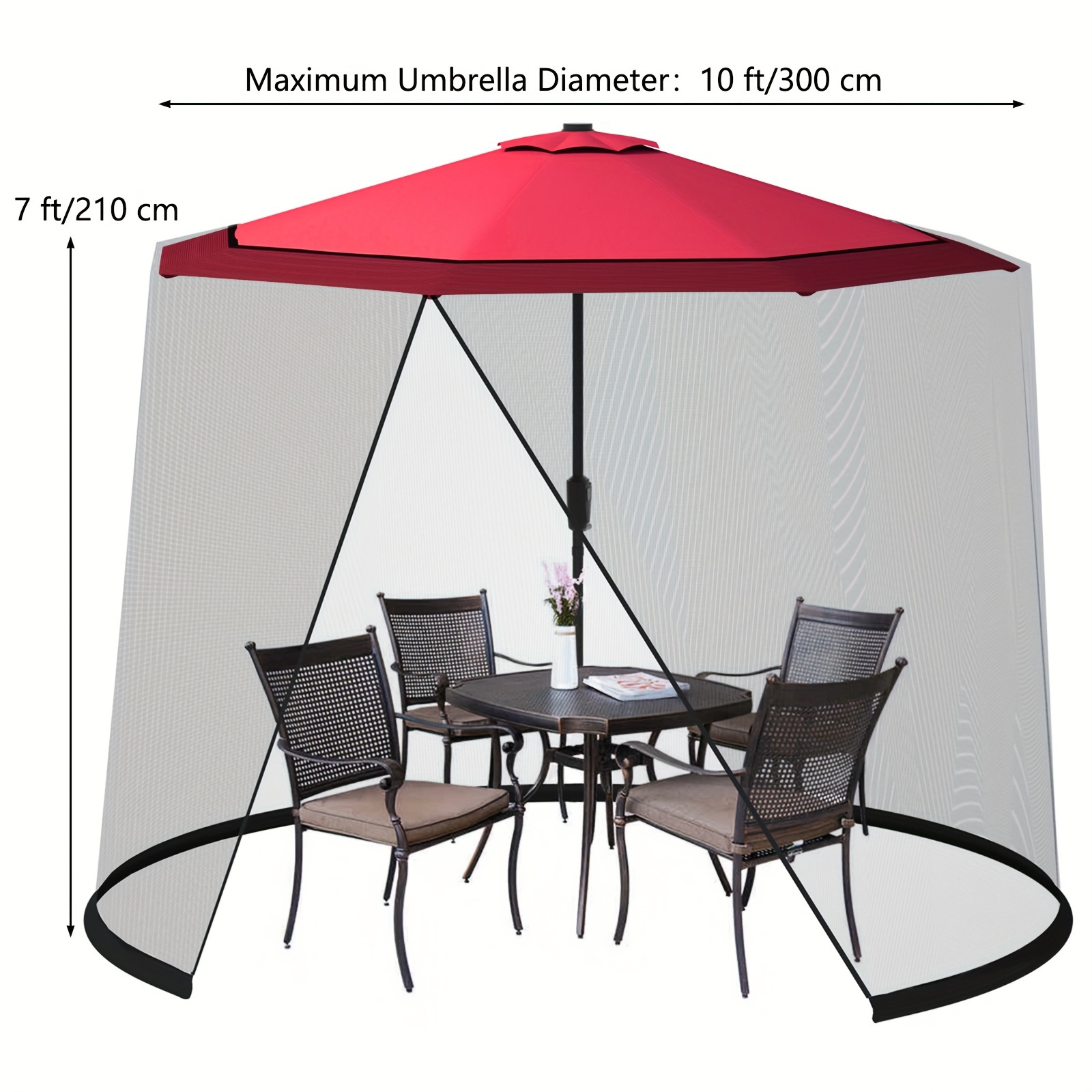 9FT 10FT Patio Umbrella Mosqui - Outdoor Furniture Usa 评论和价格