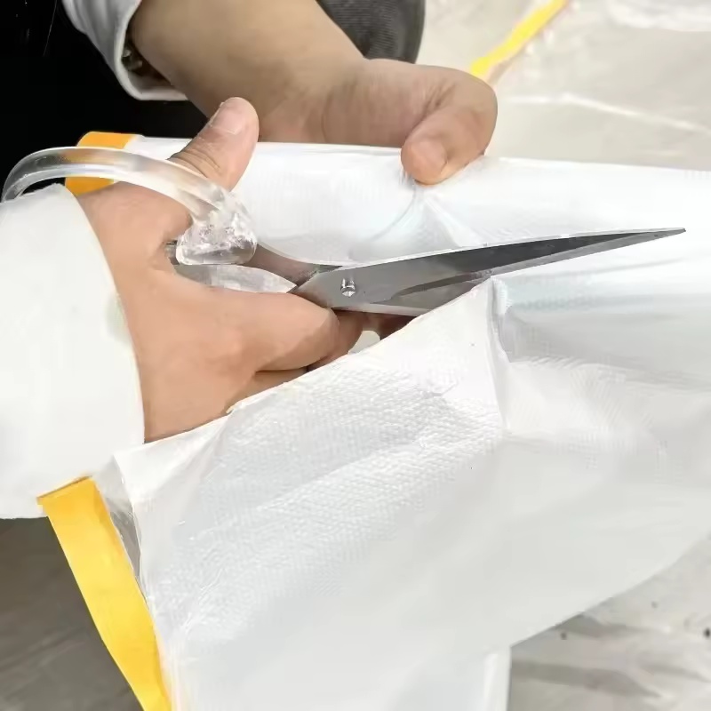 1roll Taped Masking Film Plast - Outdoor Furniture Fabric Waterproof 评论和价格