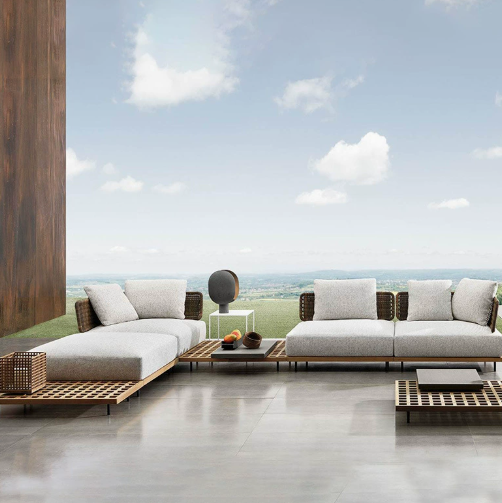 #qw-Outdoor Sofa Patio Villa T - Outdoor Furniture Teak Wood 评论和价格