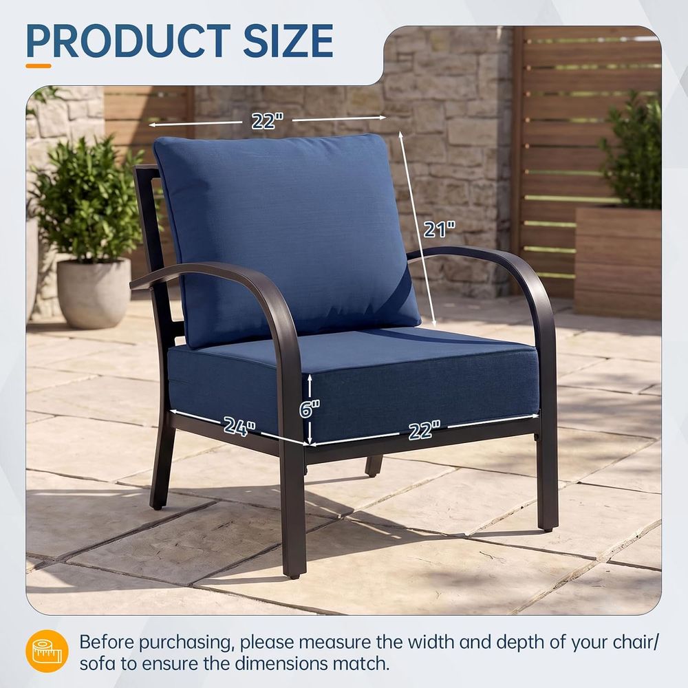 Outdoor Furniture Cushions, 6  - Outdoor Furniture Fabric Waterproof 评论和价格
